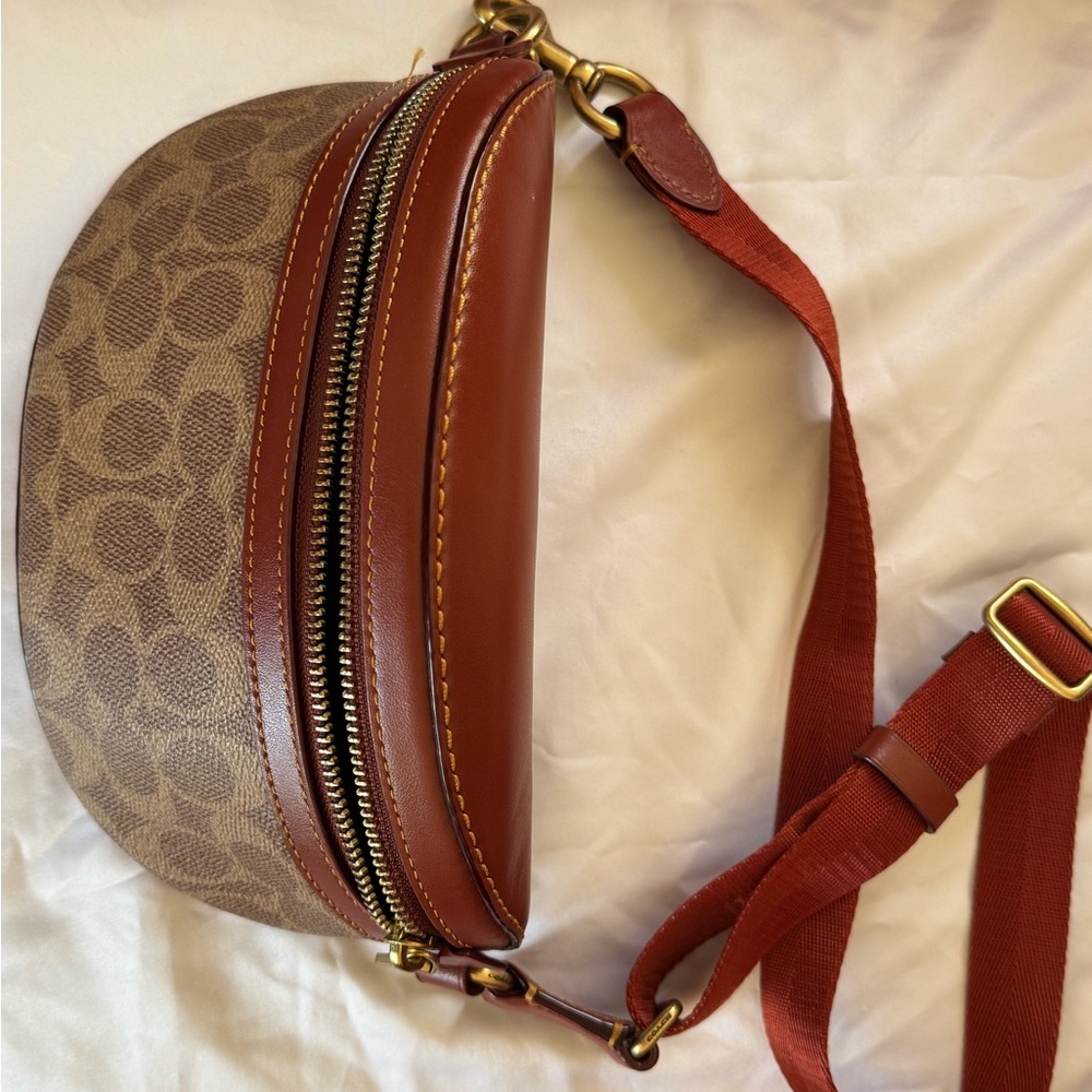 Brown Leather Crossbody Bag